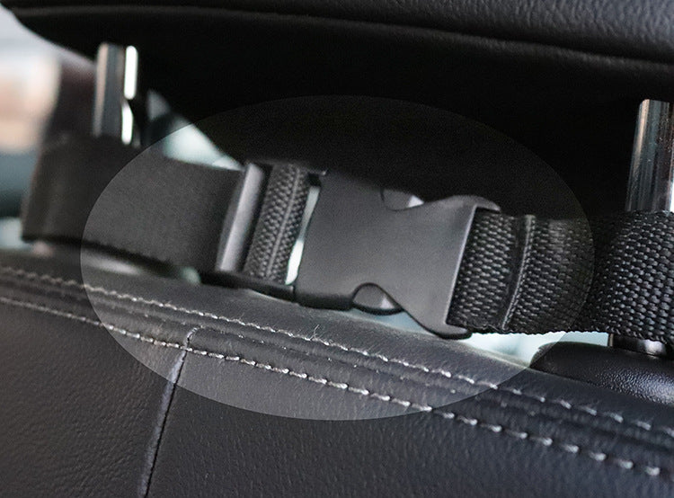 Installing hammock-style dog car seat protector