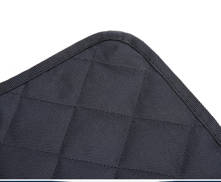 Breathable mesh view window in dog car seat cover