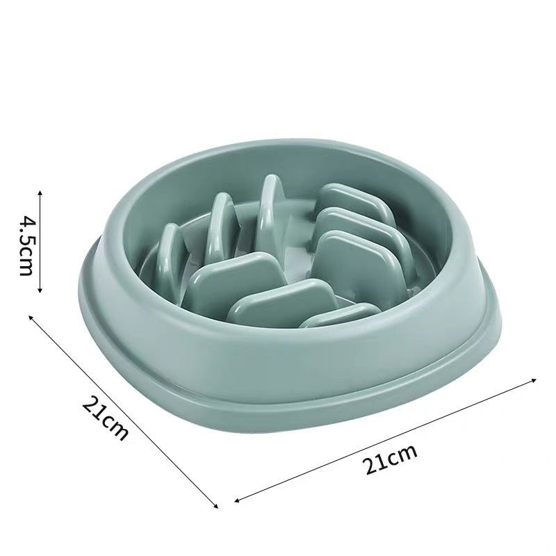 Dog Bowl Cat Slow Feeder Bowl Anti-choking Slow Feeder For Dogs Large Capacity Food Dish