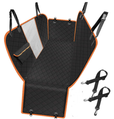 Foldable and portable dog car seat protector