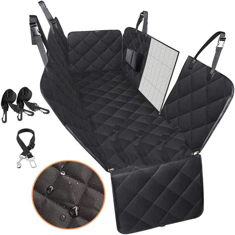 Foldable and portable dog car seat protector
