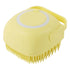 Bark Bliss Silicone Dog Bath Massage Brush – soft silicone grooming tool for gentle pet bathing and shedding control.
