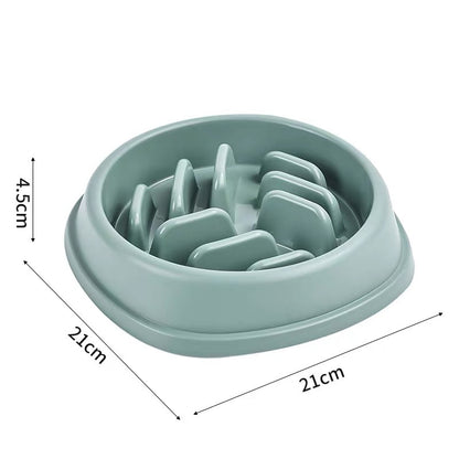 Dog Bowl Cat Slow Feeder Bowl Anti-choking Slow Feeder For Dogs Large Capacity Food Dish